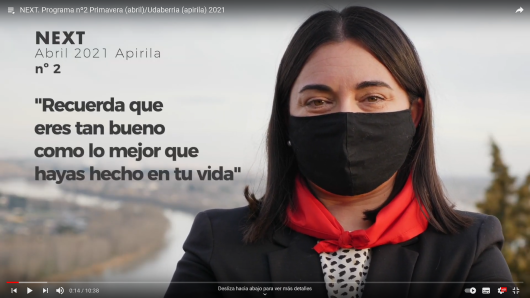 
		El capítulo del Programa Next correspondiente al mes de abril ya se puede visualizar en el canal de Youtube del Gobierno de Navarra
		
	