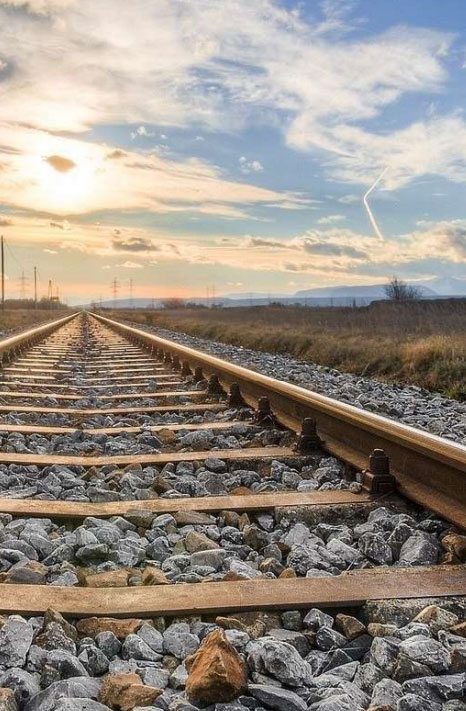 Imagen de railes de tren